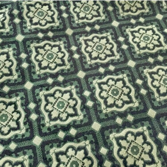 NWT Nine West Skirt - Green Diamond Pattern - Picture 2 of 3